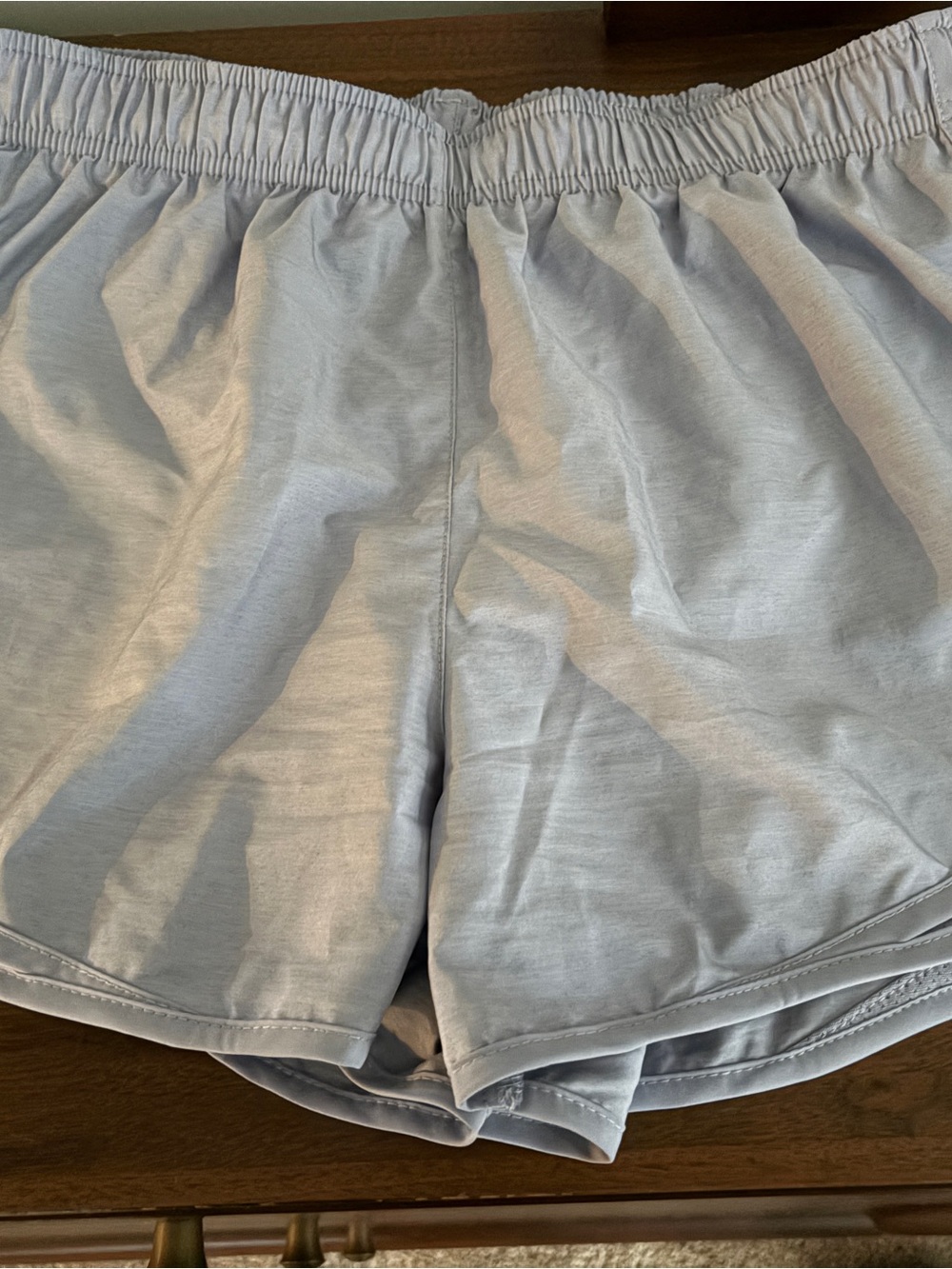 Nike Light Lavendar Gray Dri-FIT Athletic Shorts
